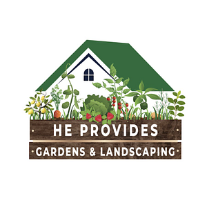 He Provides Gardens & Landscaping | Design | Build - Logo