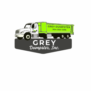Grey Dumpster