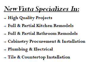 New Vista Renovation