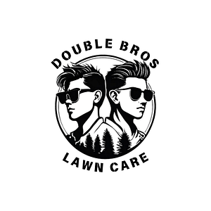 Double bros’ lawn care - Logo