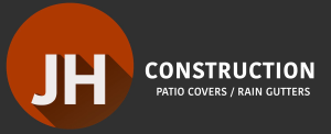 J H Construction - Patio Covers and Rain Gutters - Logo