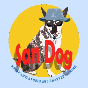 San Dog Kayak Adventures and Charter Fishing - Logo