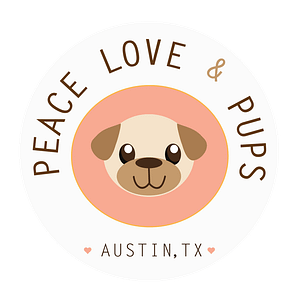 Peace Love and Pups - Logo