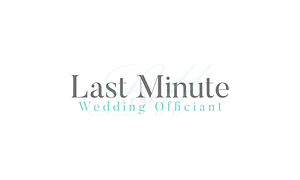 Last Minute Wedding Officiant