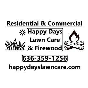 Happy Days Lawn Care & Firewood - Logo