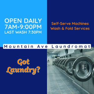 Mountain Ave Laundromat - Logo