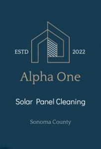 Alpha One Solar Panel Cleaning Services - Logo