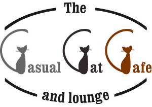 The Casual Cat Cafe - Logo