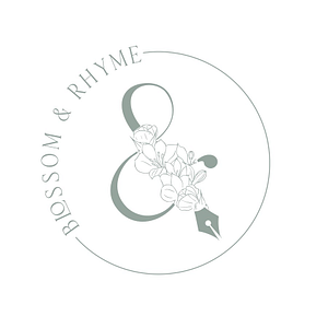 Blossom and Rhyme - Logo