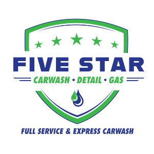 Five Star Car Wash/Detail & Gas - Logo