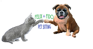 felix + fido | pet sitting | austin, tx - Logo